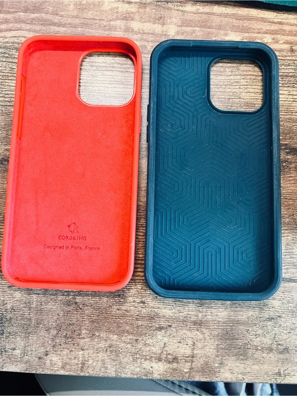 Red and Dark Teal Magnetic-Compatible Phone Cases IPhone 13 Pro Max